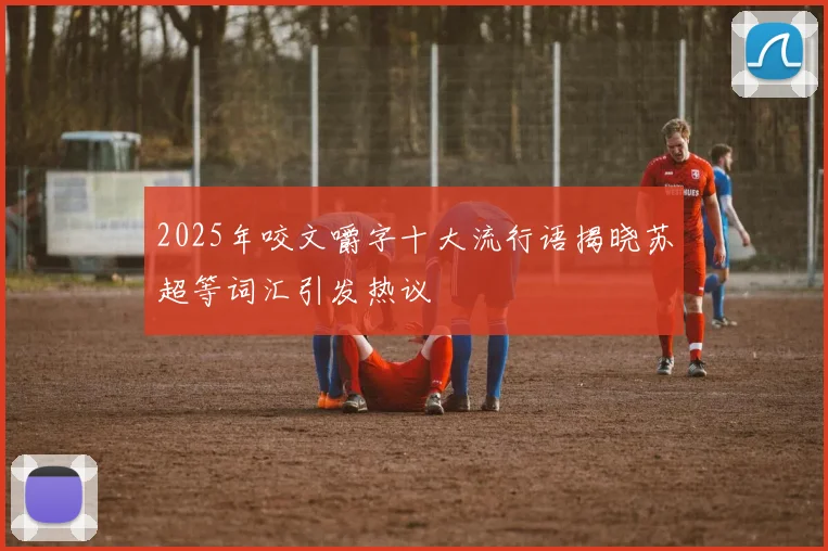 2025年咬文嚼字十大流行语揭晓苏超等词汇引发热议